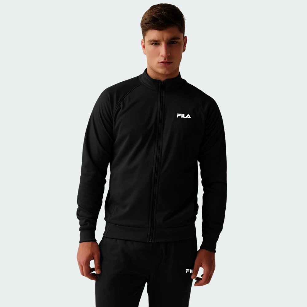 Agasalho Fila Essentials - masculino - preto