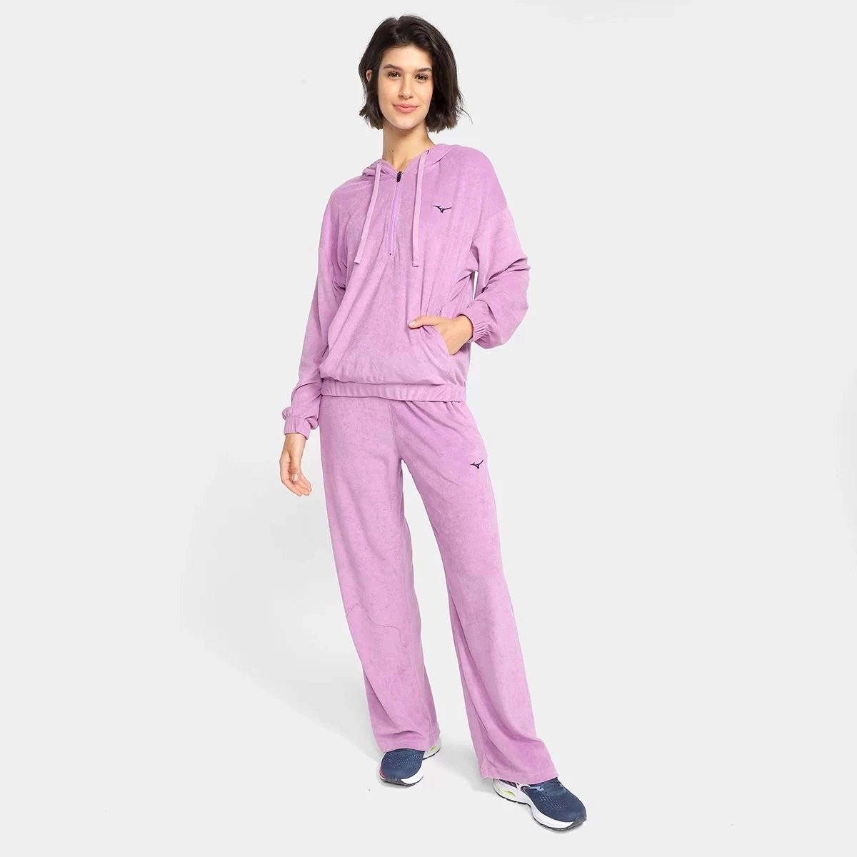 Agasalho Mizuno Soul Fit - feminino - lilas