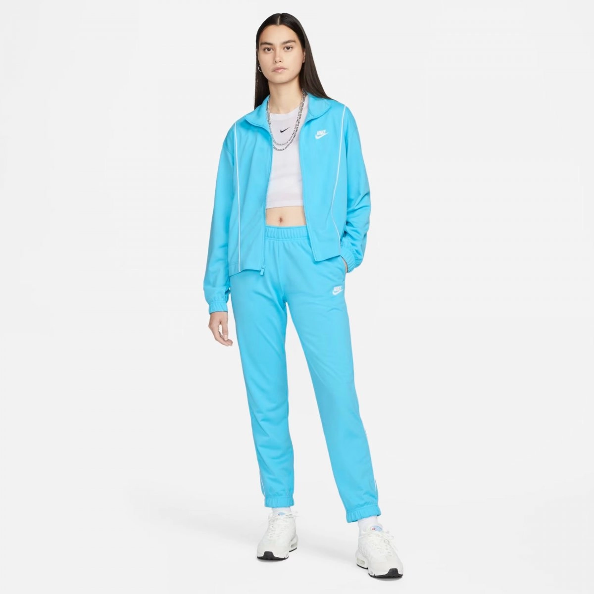 Agasalho Nike Sportswear - feminino - azul claro