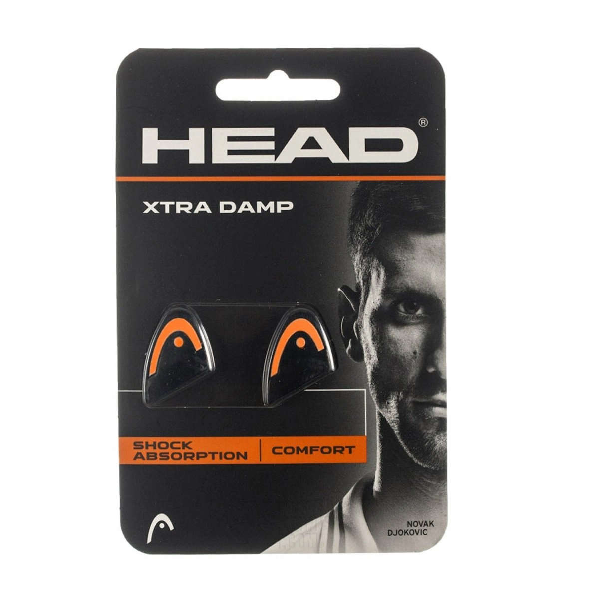 Anti-Vibrador Head Xtra Damp - unissex - preto e laranja