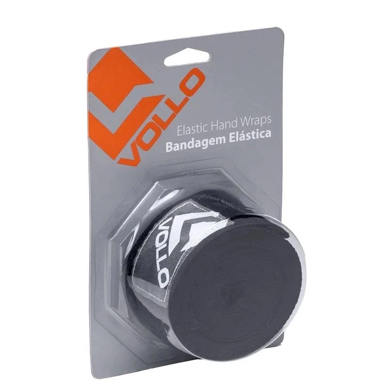 Bandagem Vollo Sports Elastica - unissex - preto