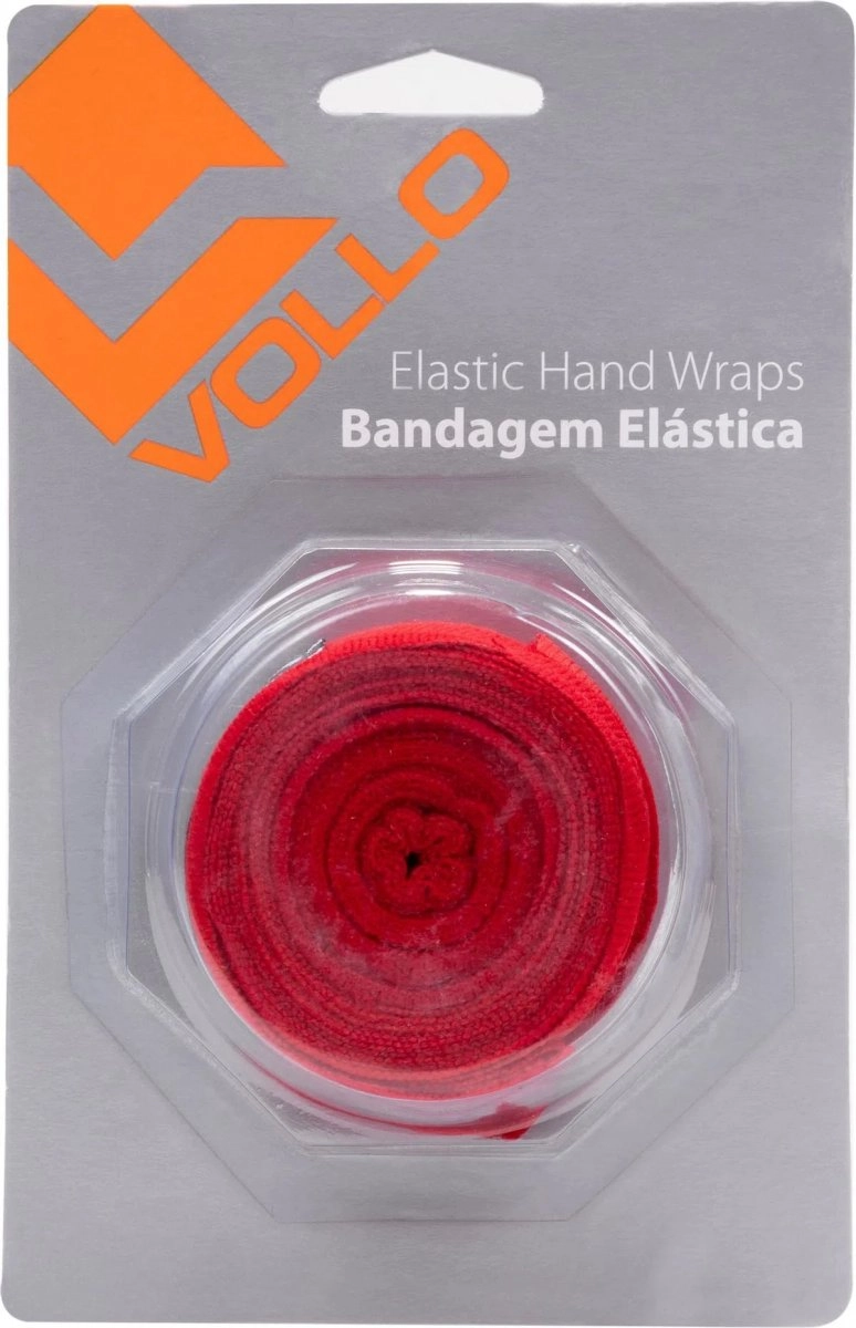 Bandagem Vollo Sports Elastica - unissex - vermelho 