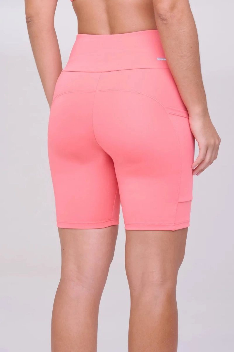 Bermuda Authen Essential Run Stamina - feminino - rosa