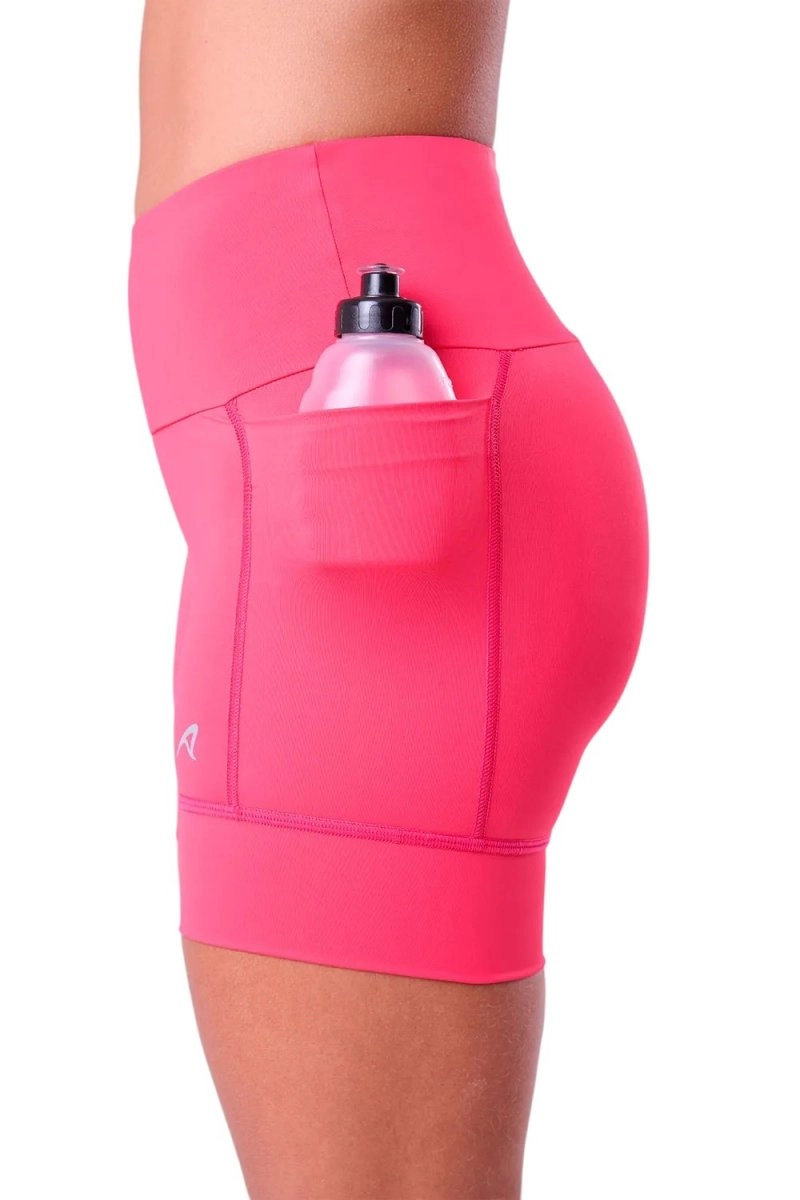 Bermuda Authen Grit Bossa 15cm - feminino - rosa