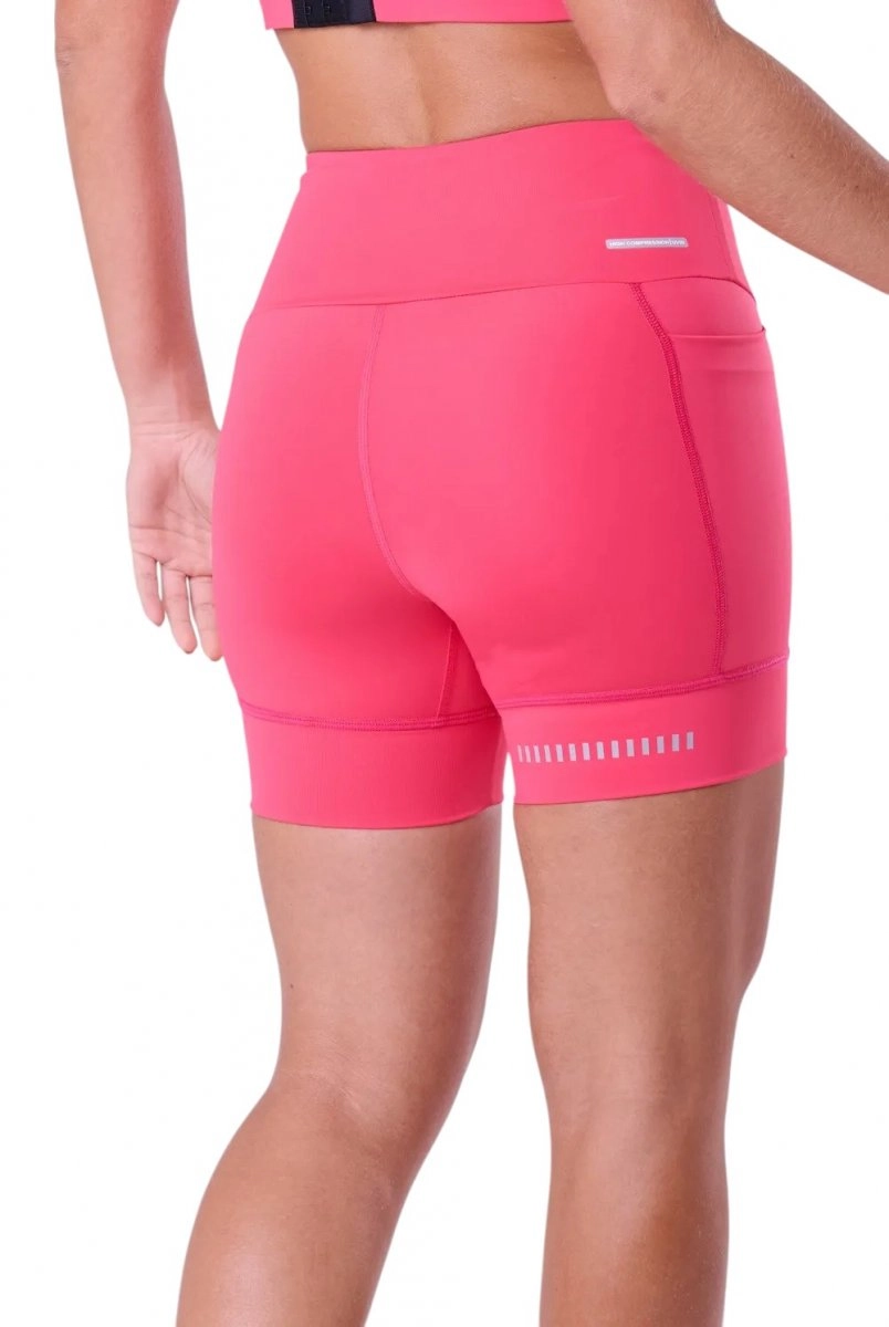 Bermuda Authen Grit Bossa 15cm - feminino - rosa