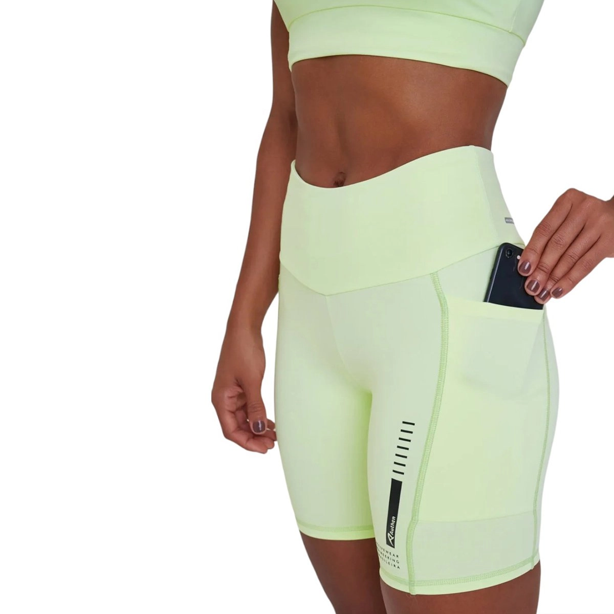 Bermuda Authen Signature Vivacious - feminino - verde
