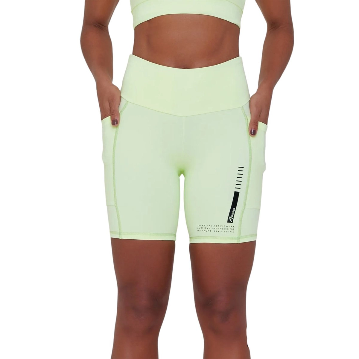 Bermuda Authen Signature Vivacious - feminino - verde
