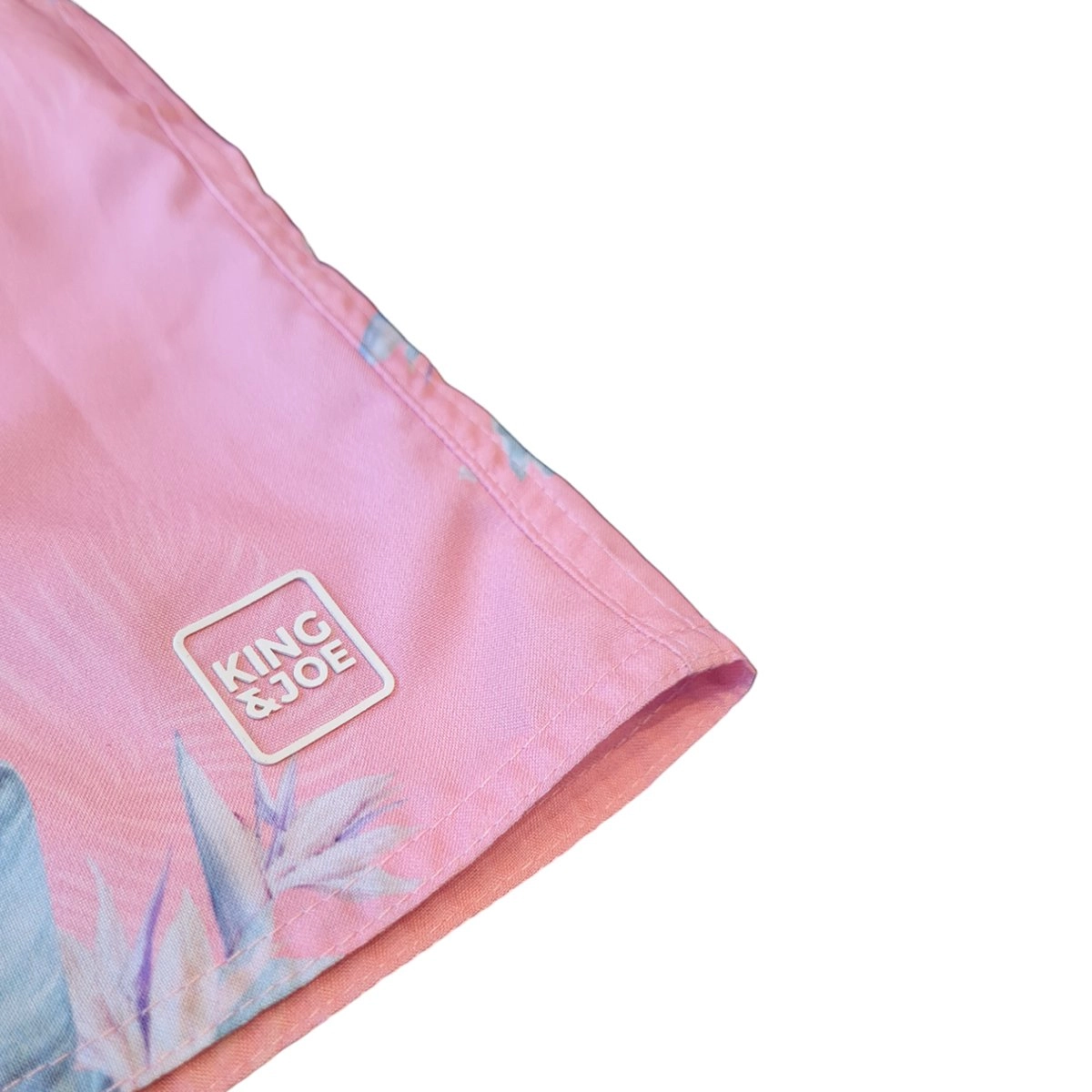 Bermuda King E Joe Praia Strelitza Folhas - masculino - rosa