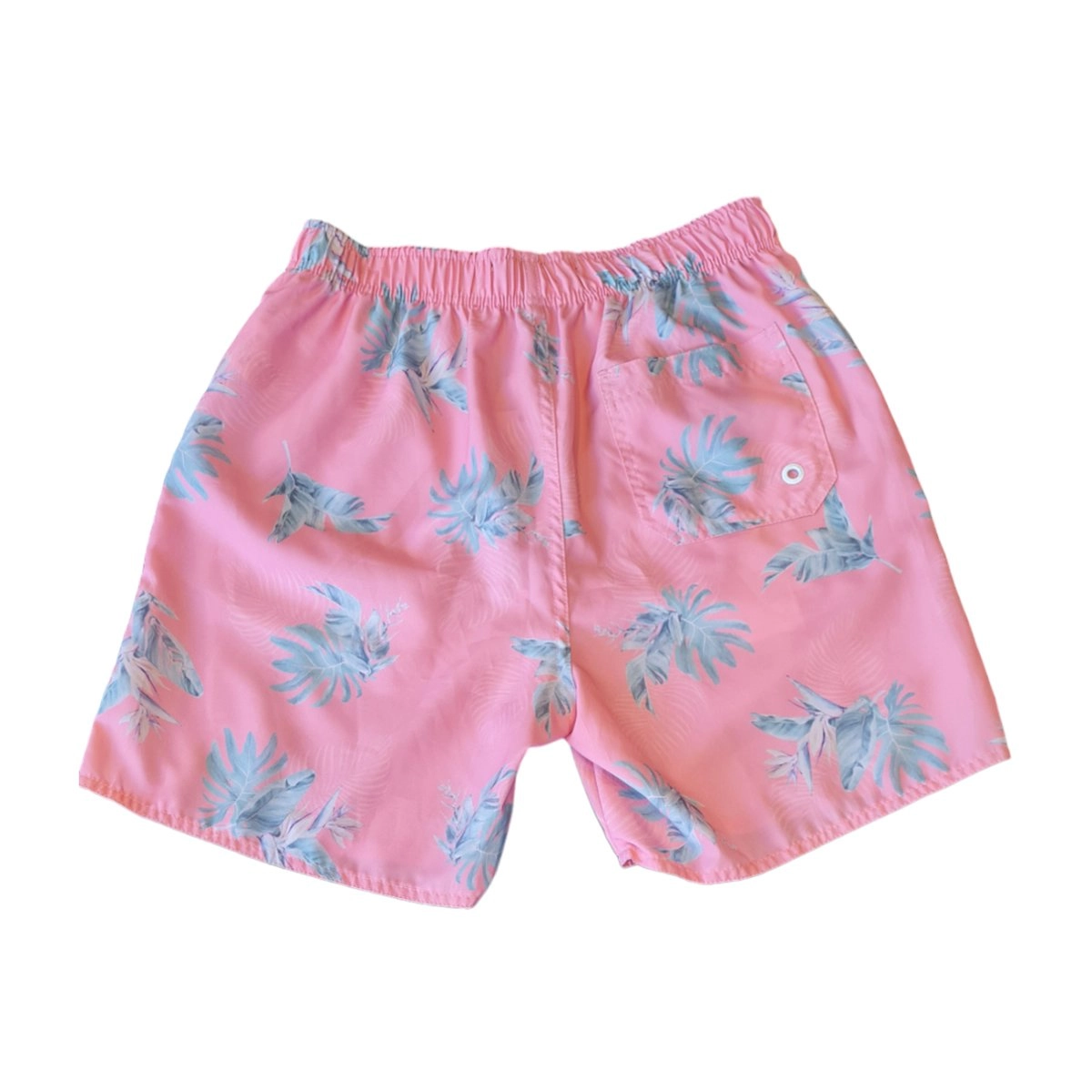 Bermuda King E Joe Praia Strelitza Folhas - masculino - rosa