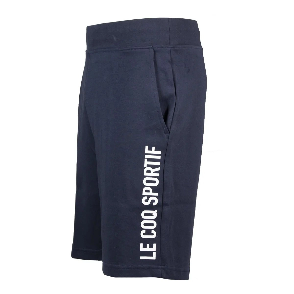 Bermuda Le Coq Ess Band Short Slim Lettering - masculino - azul marinho