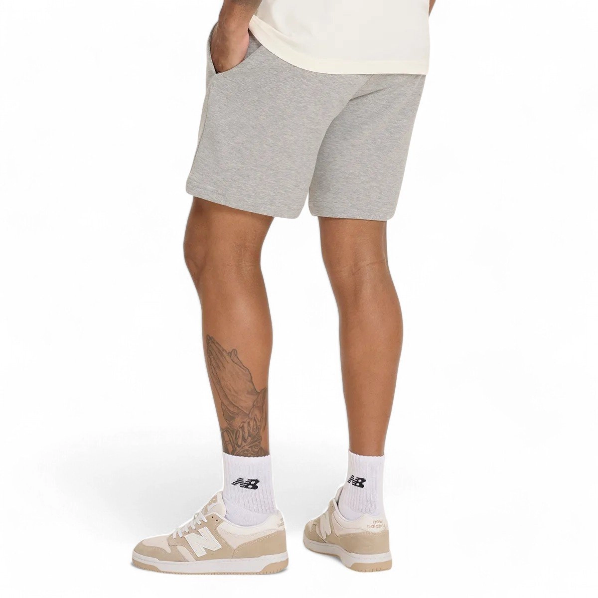 Bermuda New Balance Essentials - masculino - cinza