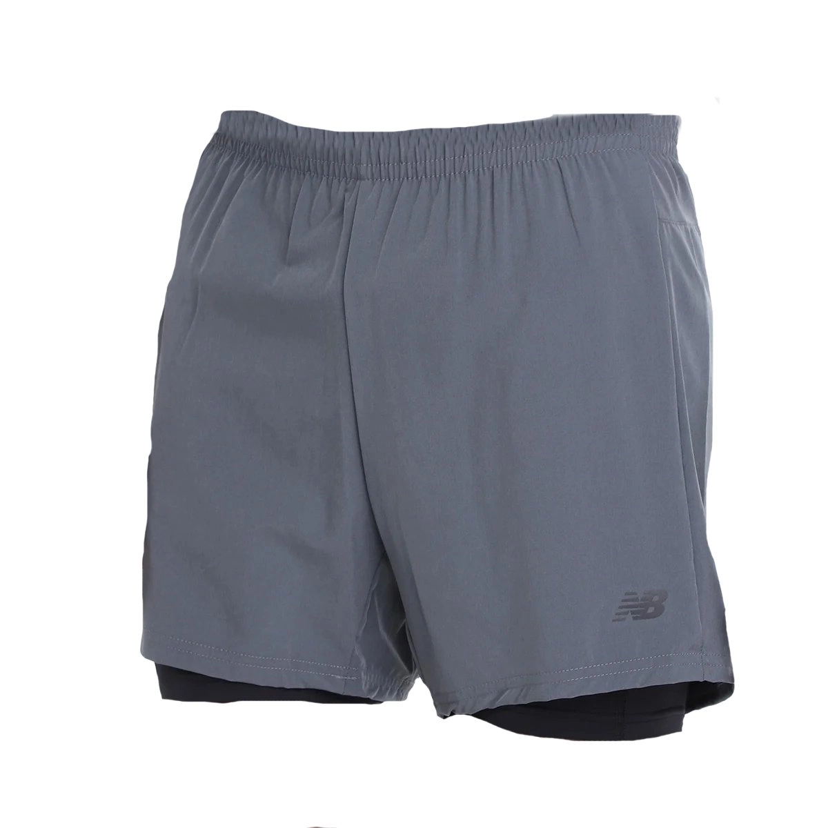 Bermuda New Balance Sport Essentials 2 In 1 - masculino - grafite