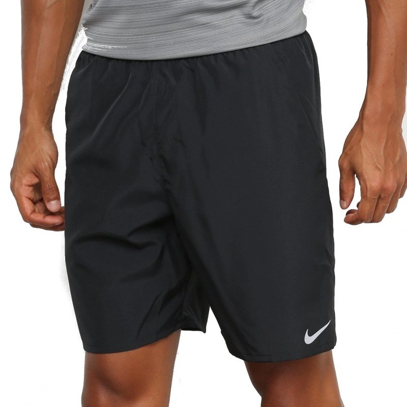Bermuda Nike Dri-FIT Run - masculino - preto e prata