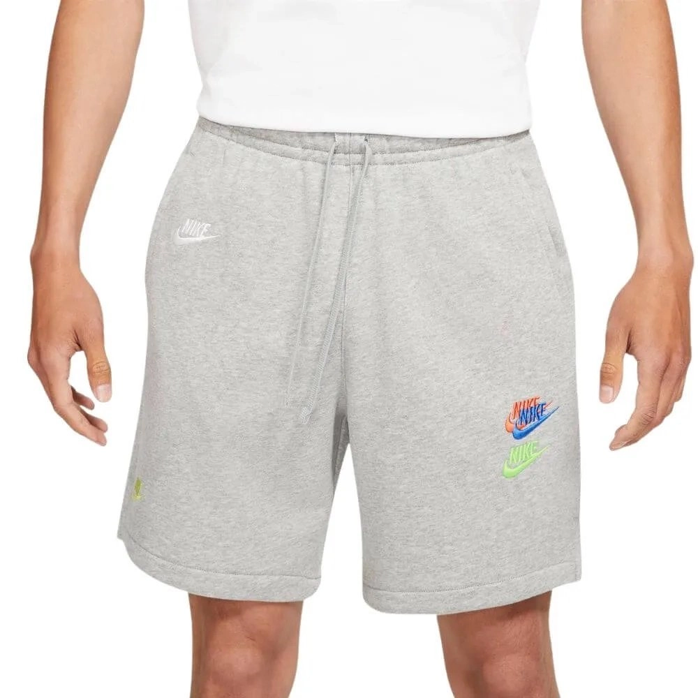 Bermuda Nike Sportswear Essentials+ - masculino - cinza e verde