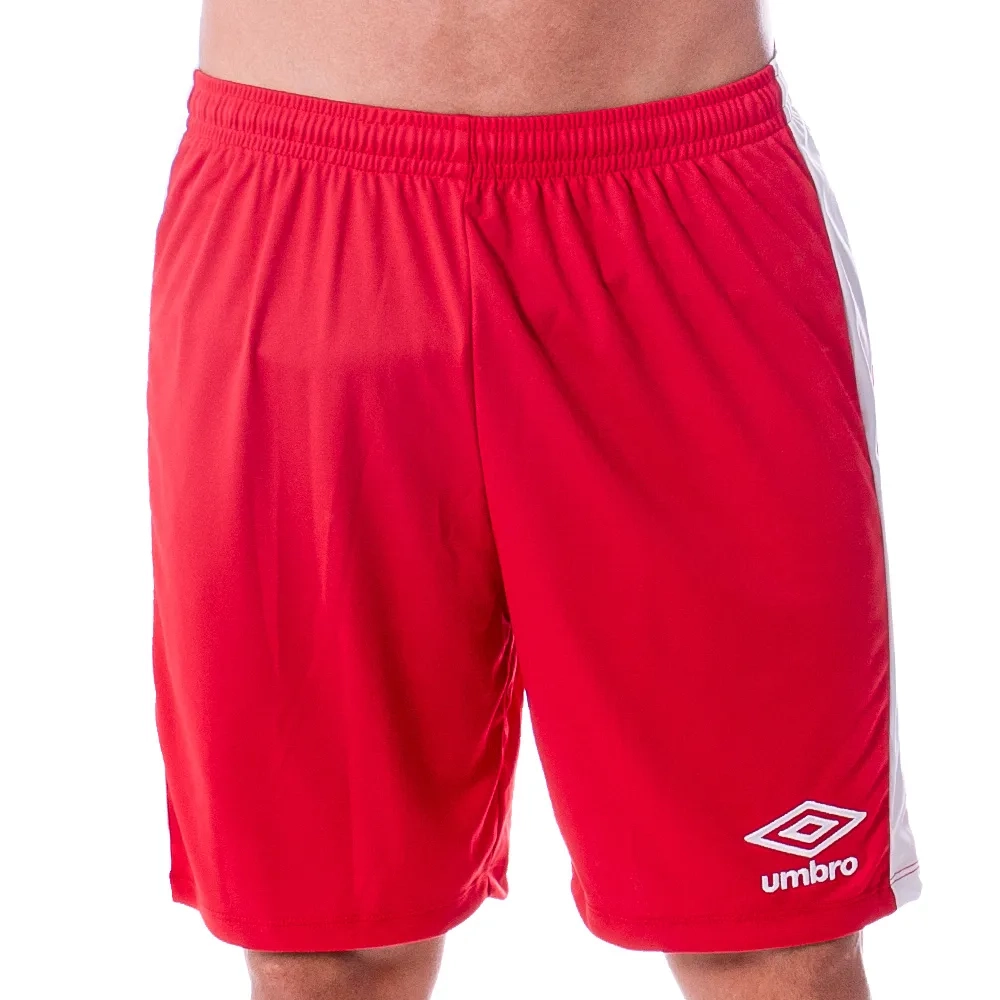 Bermuda Umbro Twr Side - masculino - vermelho e branco