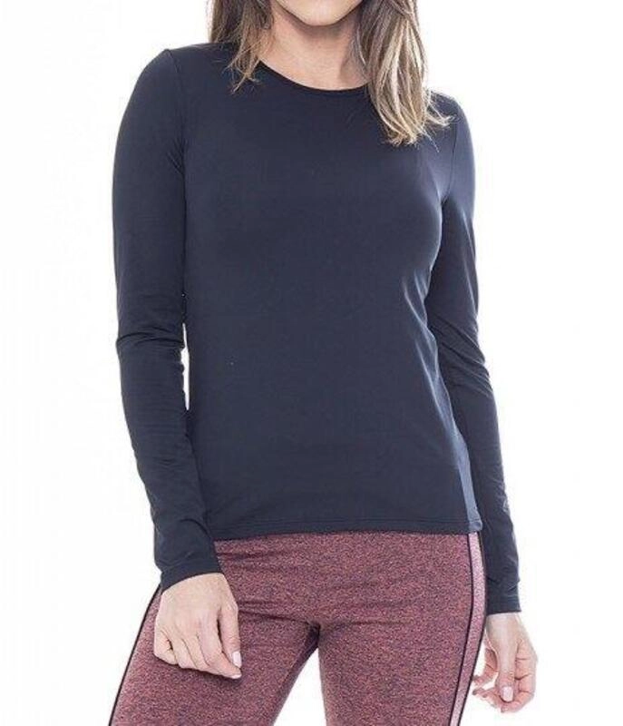 Blusa Rola Moca Thermo - feminino - preto