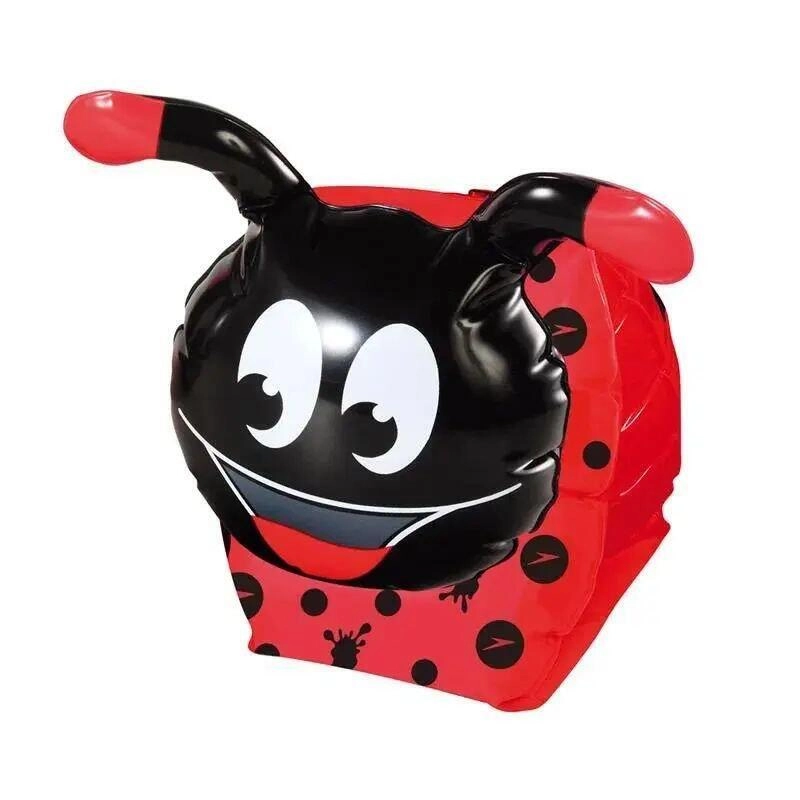 Boia infantil Speedo Kidsplash Joaninha - unissex - vermelho e preto