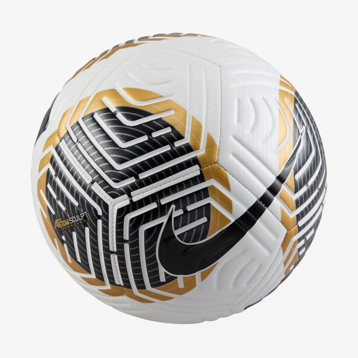Bola campo Nike Academy - unissex - branco e preto