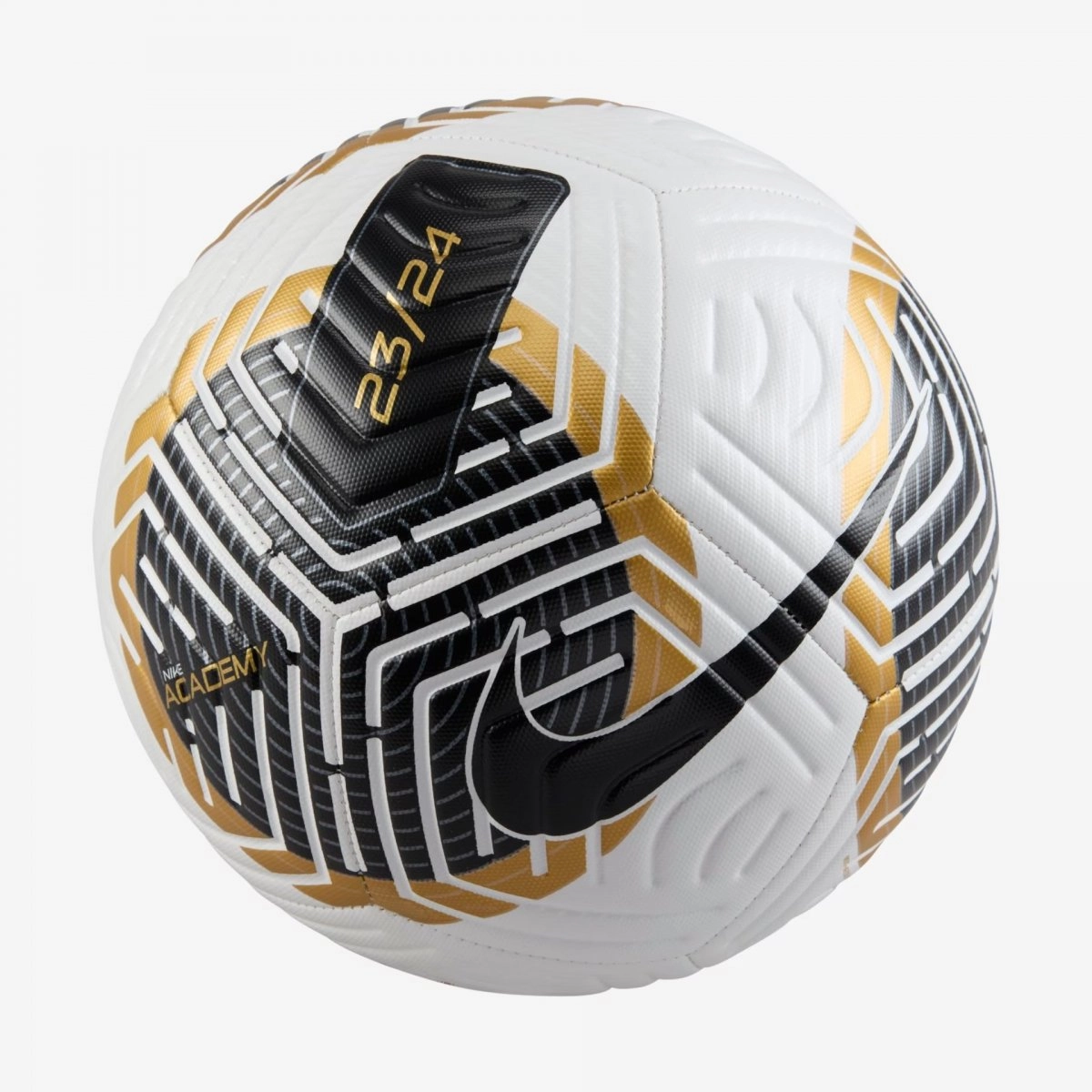 Bola campo Nike Academy - unissex - branco e preto