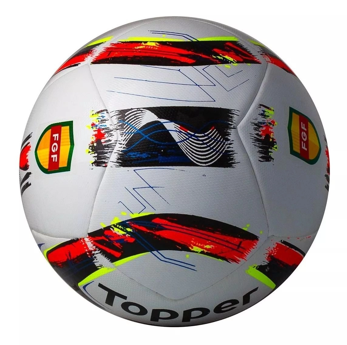 Bola campo Topper Samba Cpo Pro 2023 Fed. Rs - unissex - branco e preto
