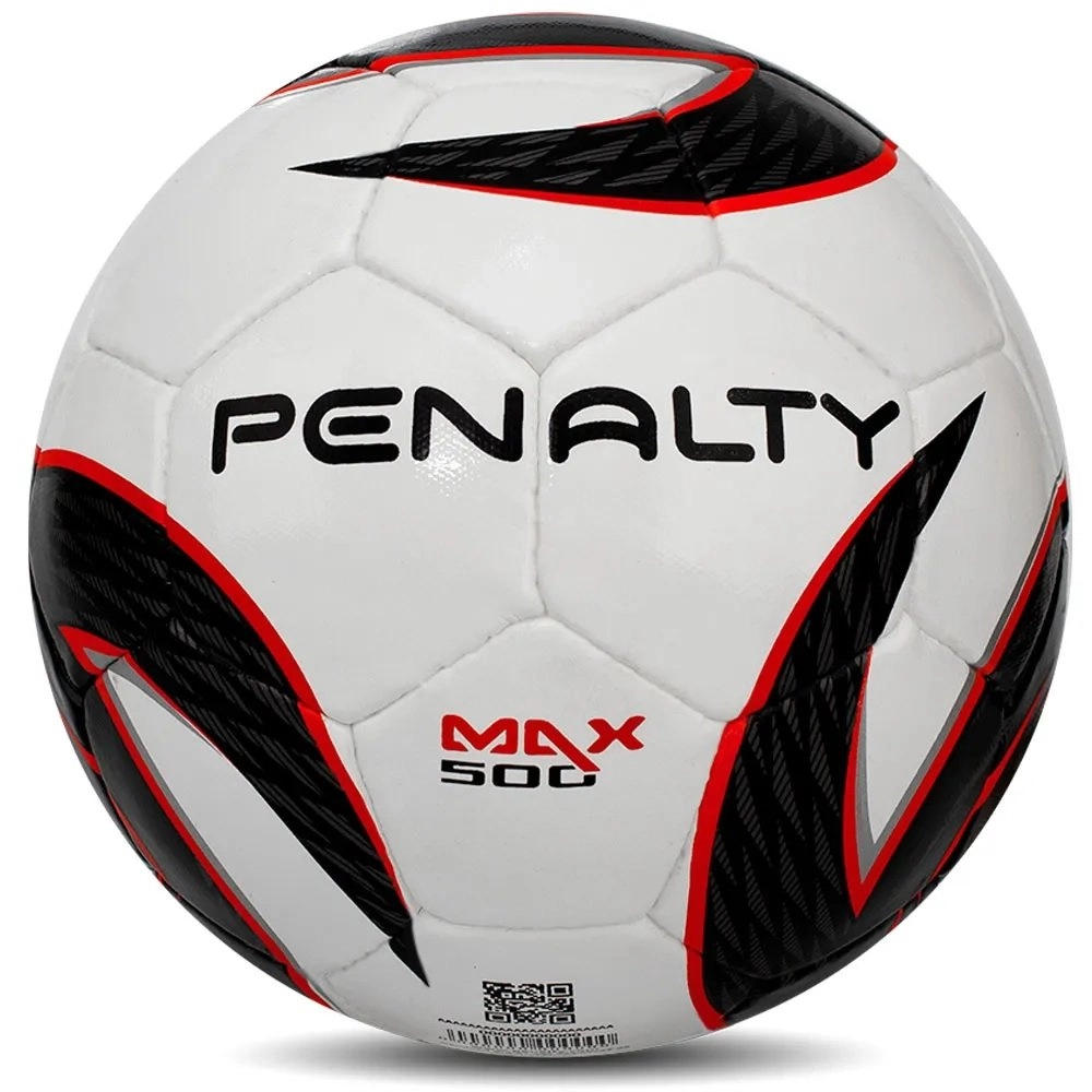 Bola futsal Penalty Futsal Max 500 - unissex - branco e preto