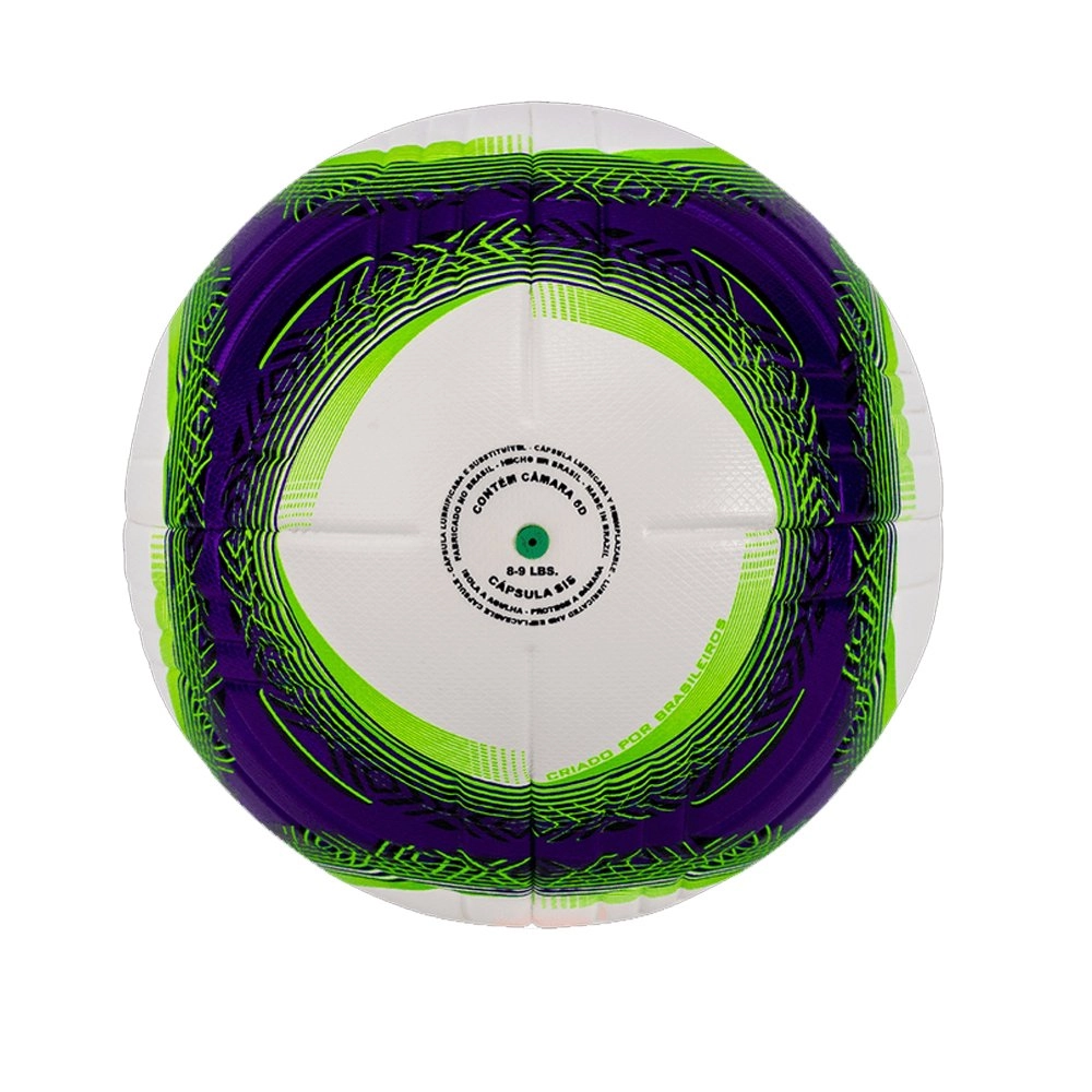 Bola futsal Penalty Matis XXIII - unissex - branco e roxo