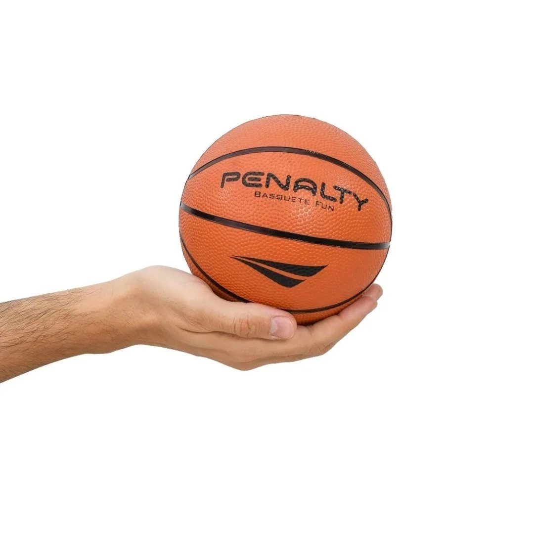 Bola mini Penalty Basquete Fun Ti Xxiii - unissex - laranja e preto
