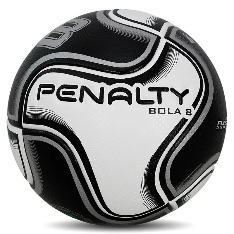 Bola mini Penalty T50 8 Xxiv - unissex - branco e preto