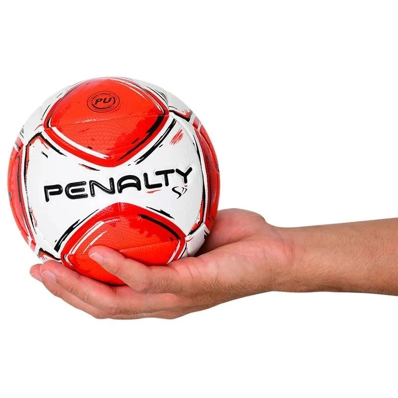 Bola mini Penalty T50 S11 Xxiv - unissex - branco e vermelho