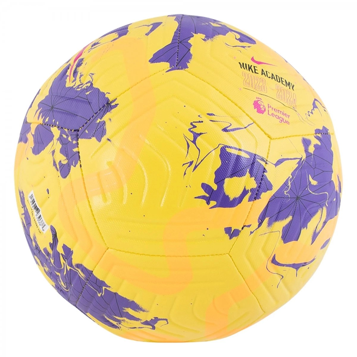 Bola Nike Campo Academy - unissex - amarelo e roxo