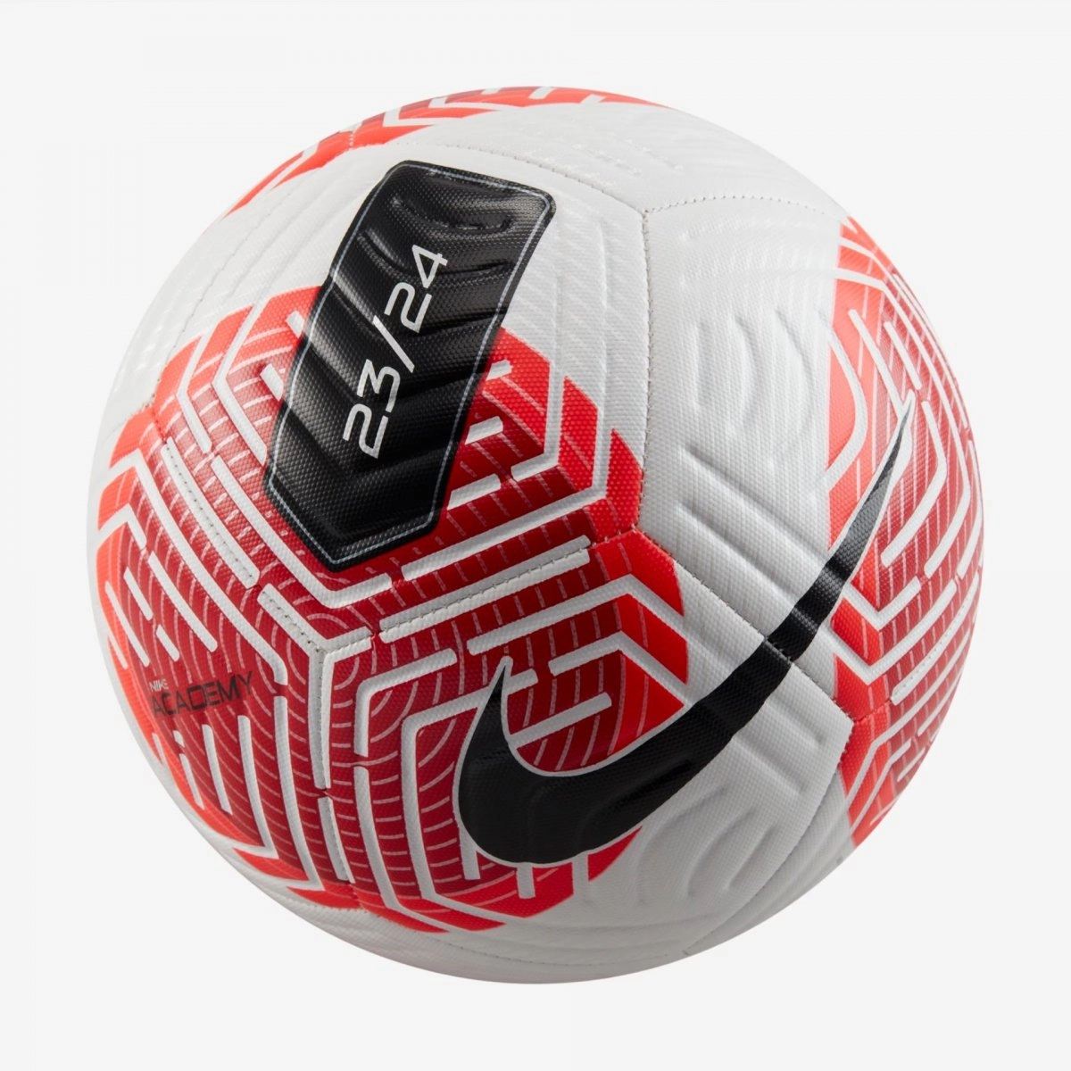 Bola Nike Campo Academy - unissex - branco e vermelho