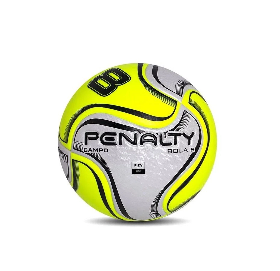 Bola Penalty Futebol Campo - unissex - branco e amarelo