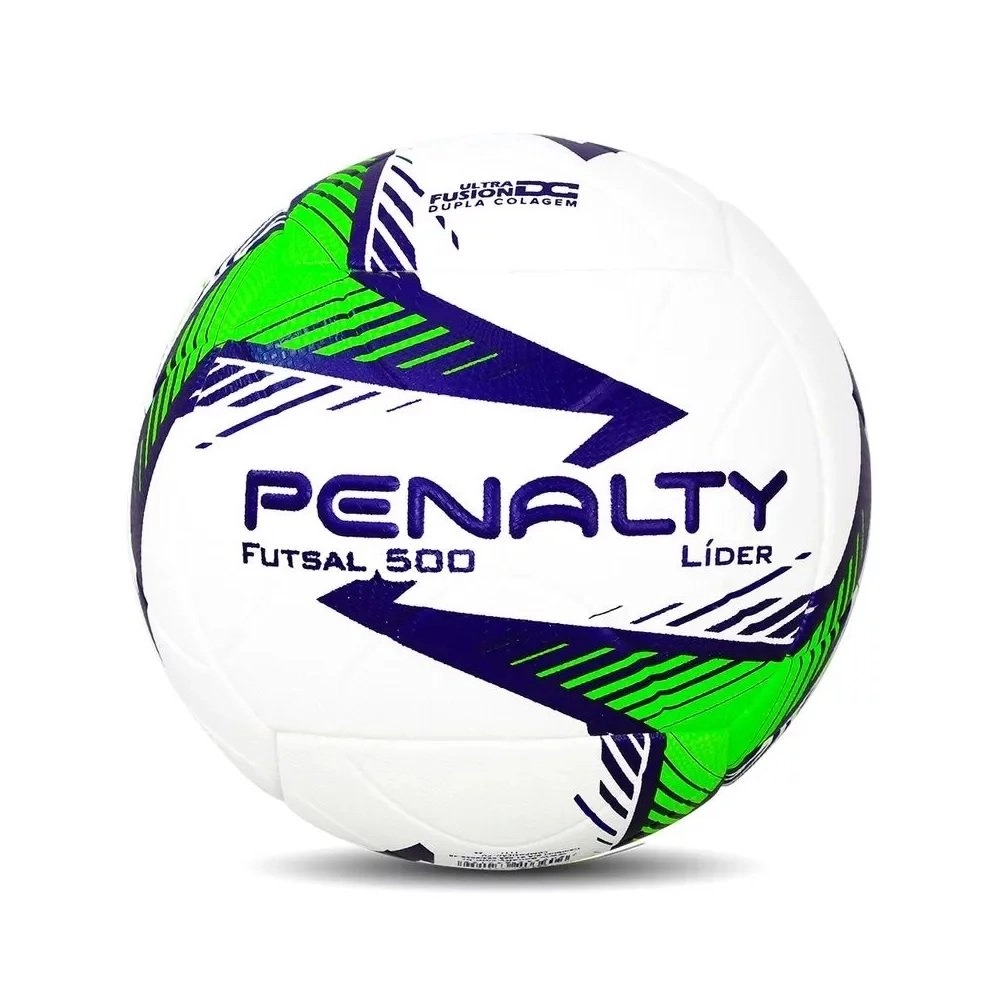 Bola Penalty Futsal Lider Xxiv - unissex - branco e verde