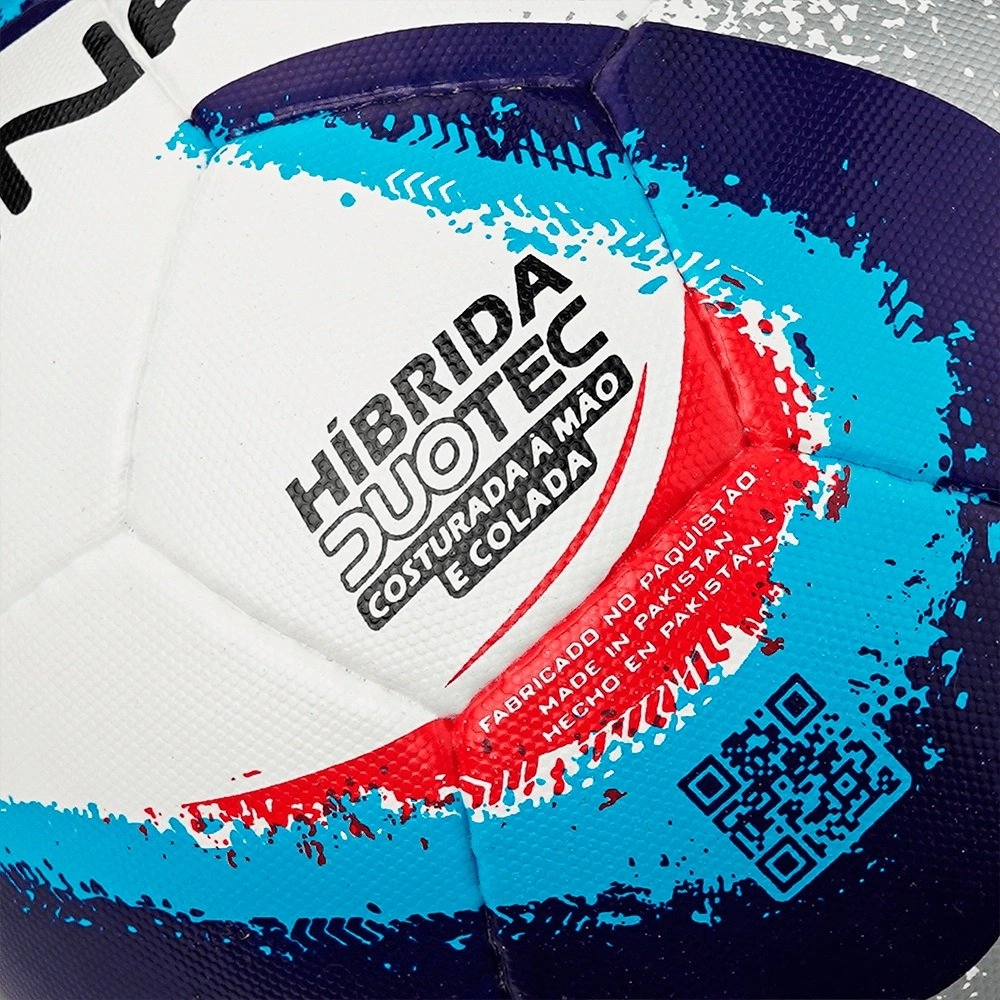 Bola Penalty Futsal Max 500 Term Xxiv - unissex - branco e azul
