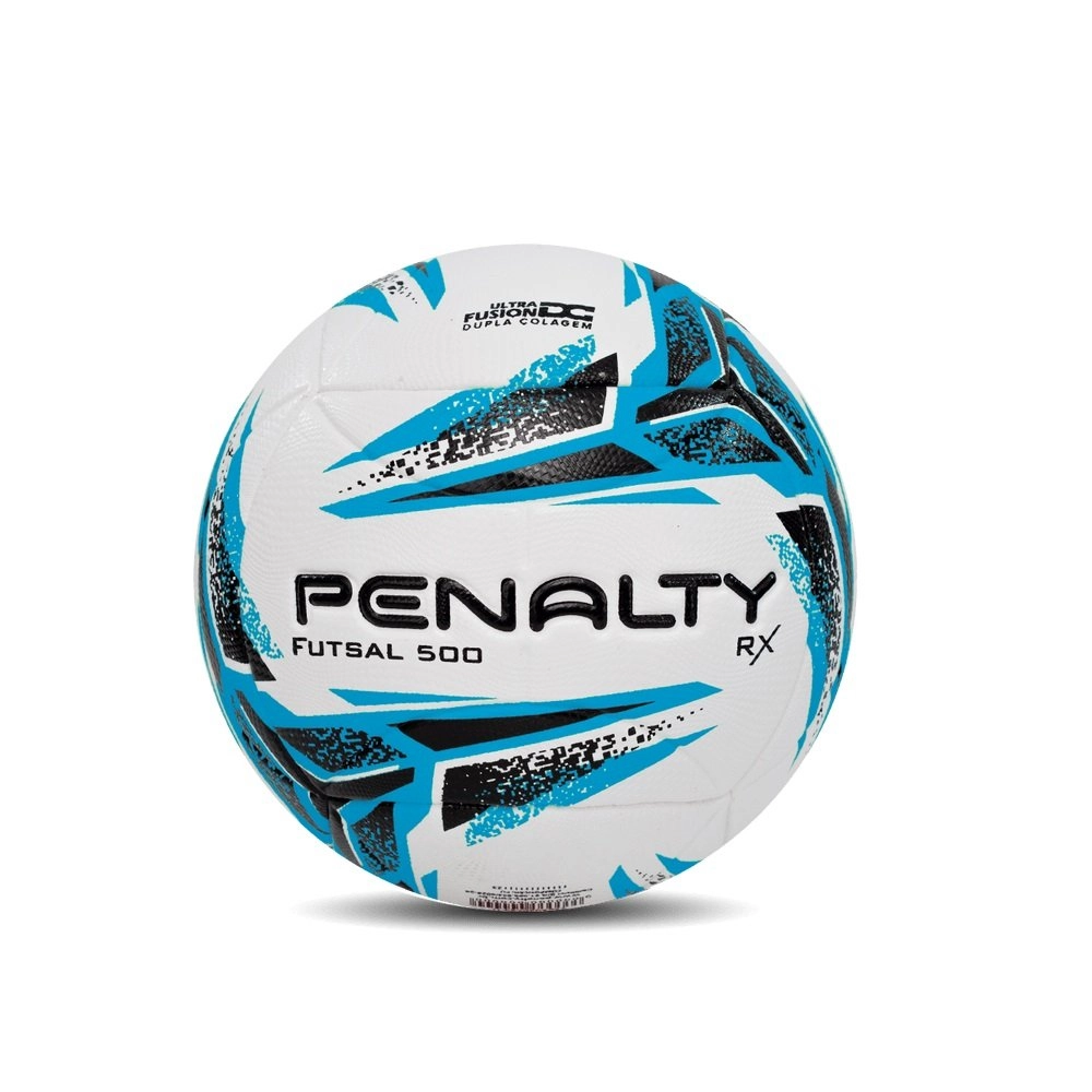 Bola Penalty Futsal Rx 500 - unissex - branco e preto