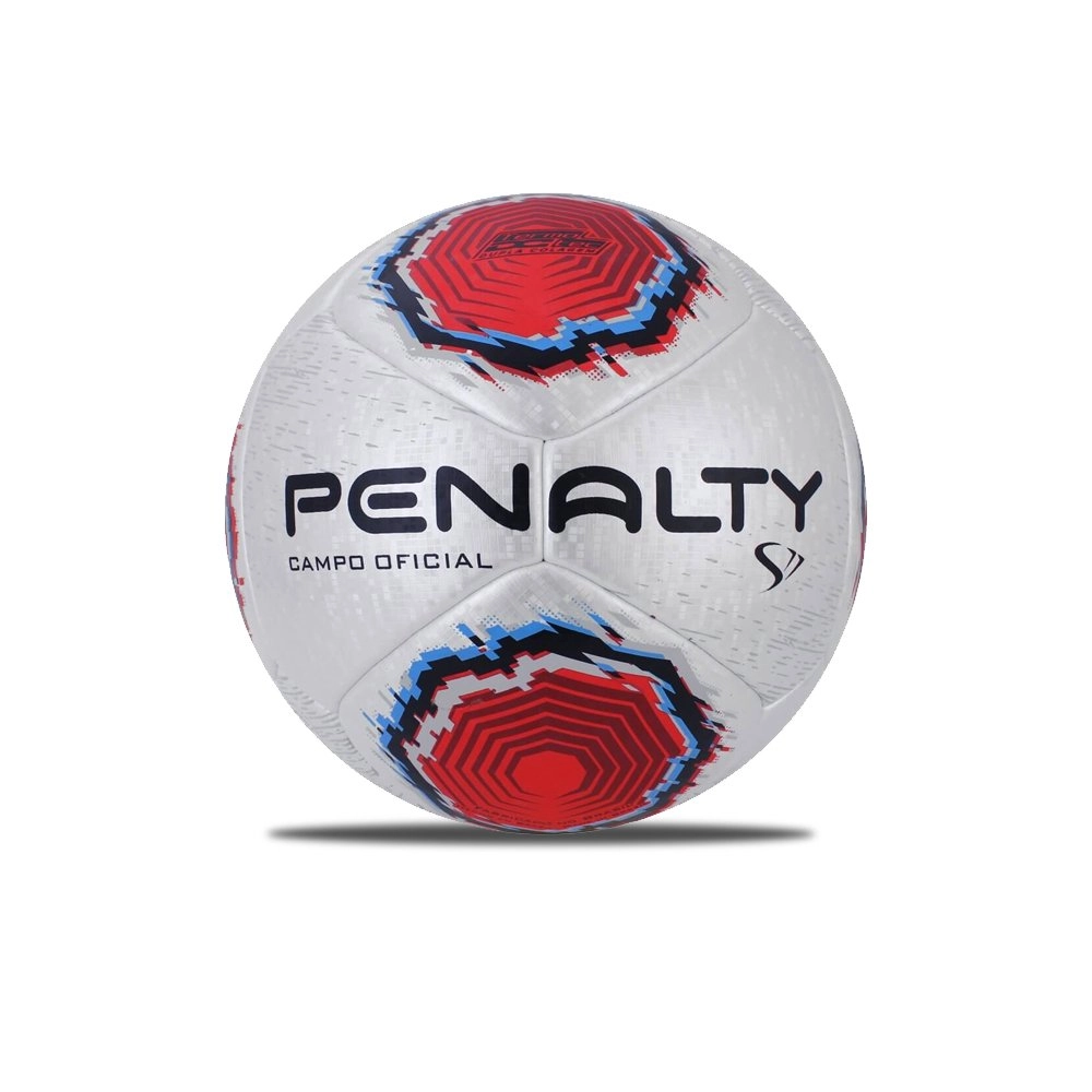 Bola Penalty S11 R1 Xxii campo - unissex - cinza e vermelho