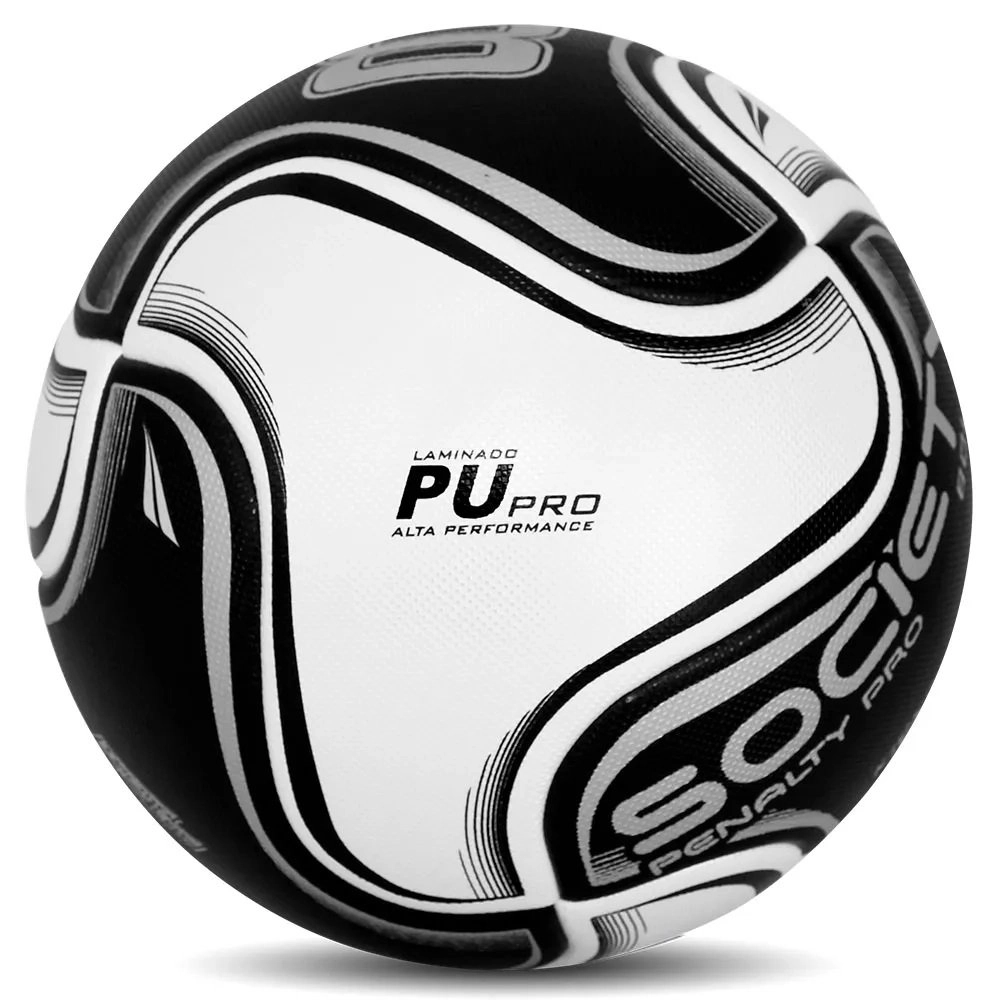 Bola Penalty Society Pro Xxiv - unissex - preto e branco