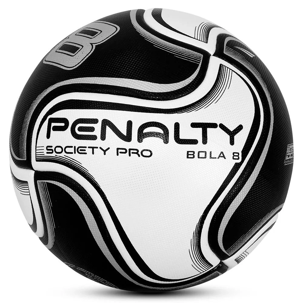 Bola Penalty Society Pro Xxiv - unissex - preto e branco