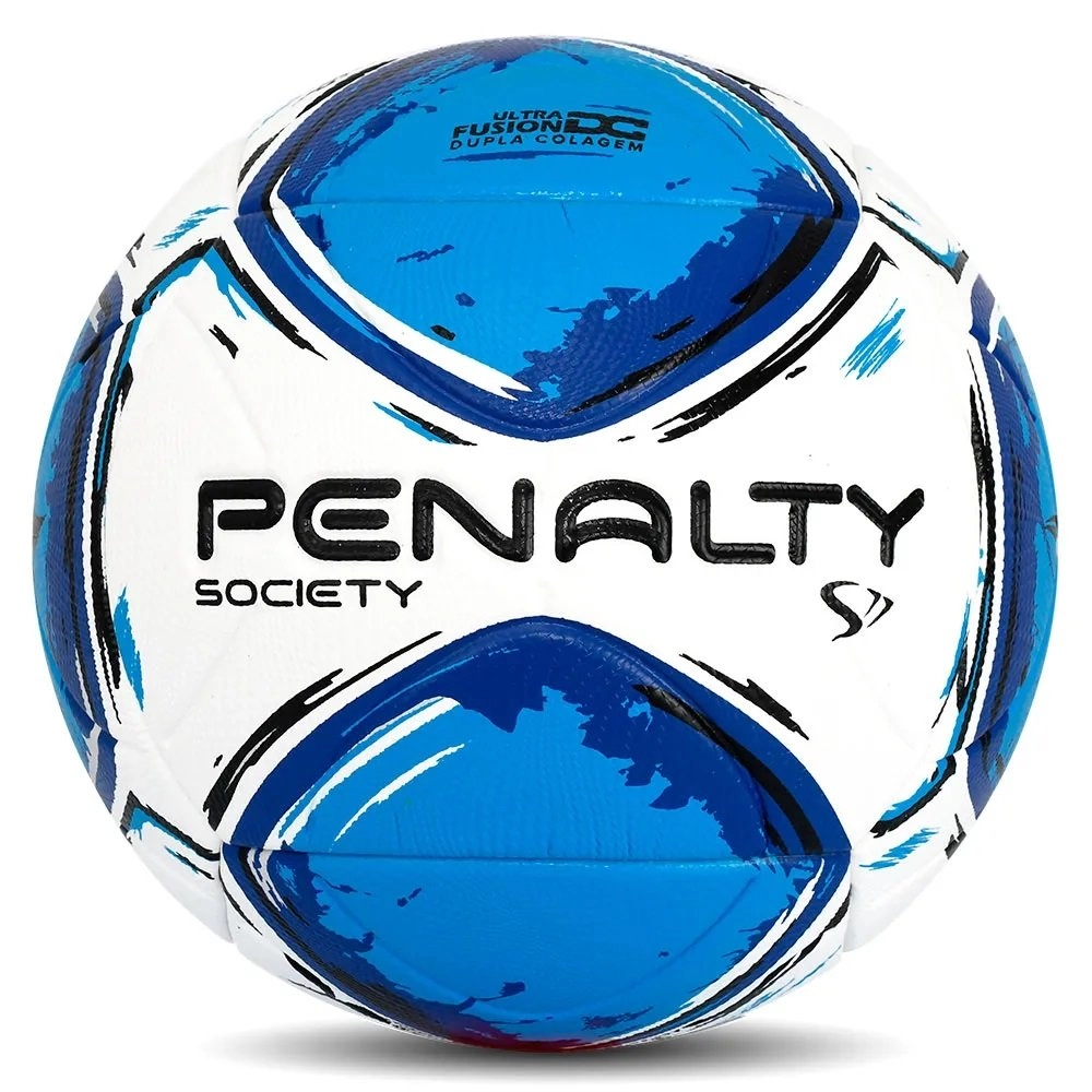 Bola Penalty Society S11 R2 Xxiv - unissex - branco e azul