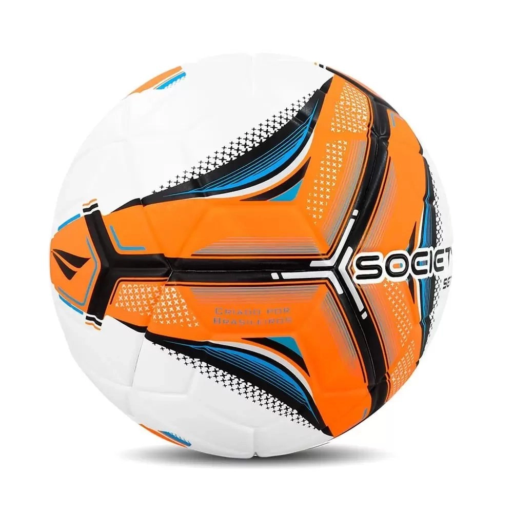 Bola Penalty Society Se7e Ultra Fusion Xxiv - unissex - branco e laranja