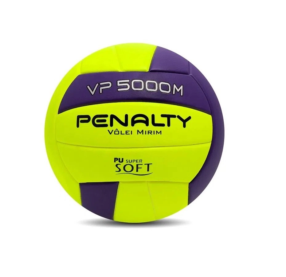 Bola Penalty Vp 5000M X Volei - unissex - amarelo e roxo