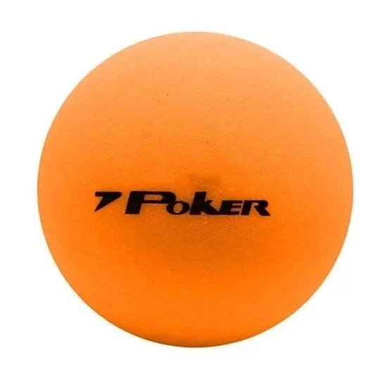 Bola Poker Ping Pong 40mm - unissex - laranja