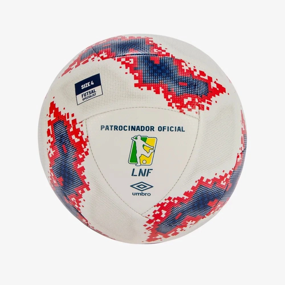 Bola Umbro Futsal Neo Swerve - unissex - branco e vermelho