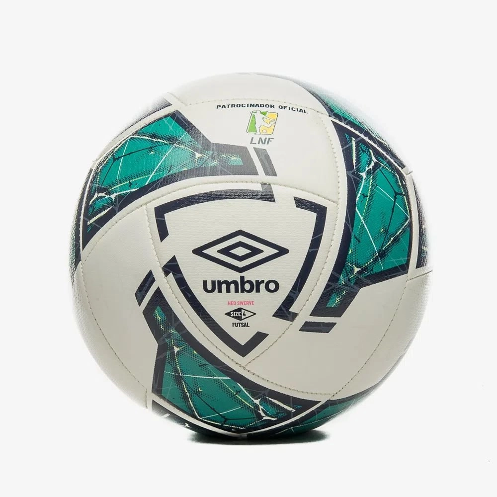 Bola Umbro Neo Futsal Swerve - unissex - branco e verde