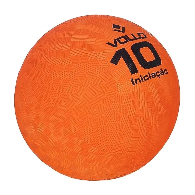 Bola Vollo de Iniciacao t10 - unissex - laranja e preto
