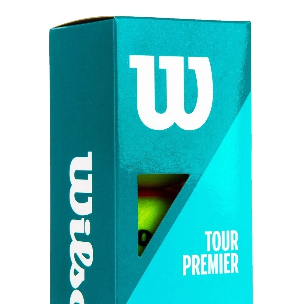 Bola Wilson Tennis Tour Premier - unissex - amarelo e laranja