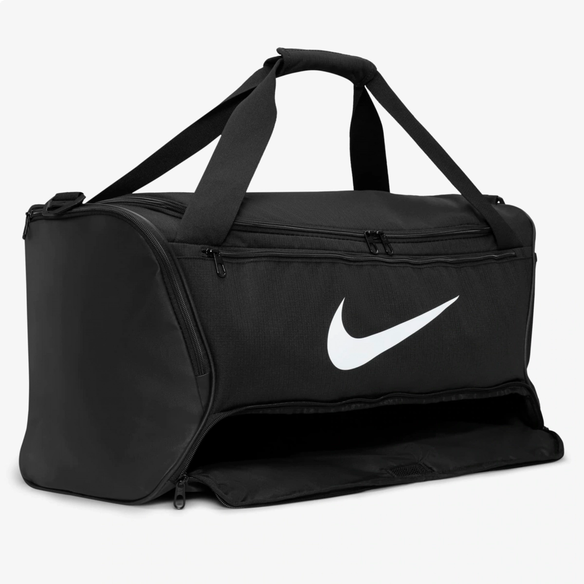 Bolsa Nike Brasilia 60 litros - unissex - preto e branco