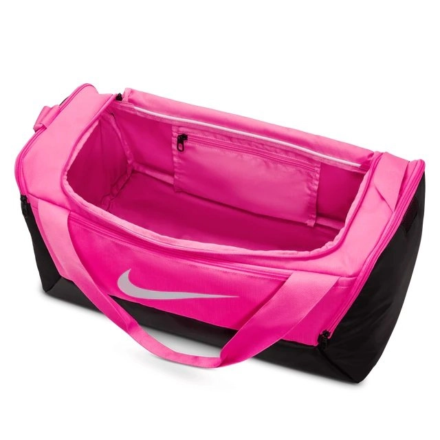 Bolsa Nike Brasilia S Duff 9.5 41L - unissex - preto e rosa 