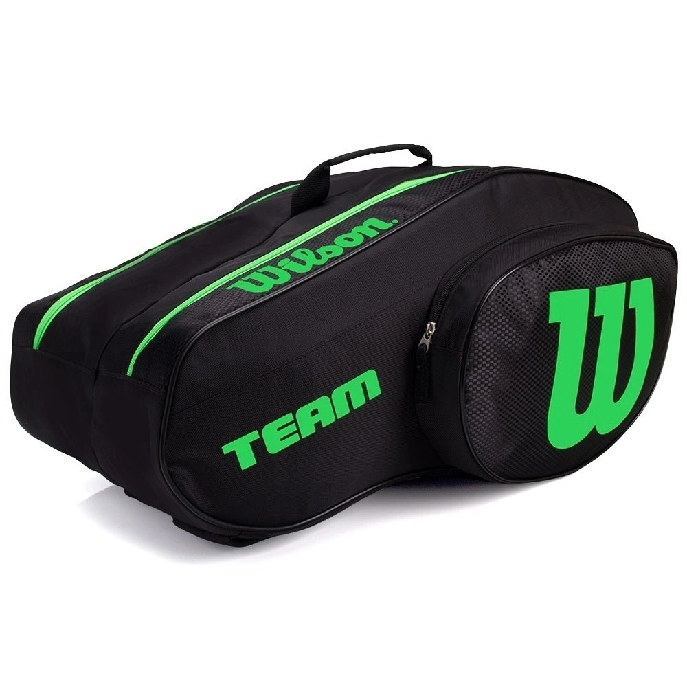 Bolsa Wilson Esp Team - unissex - preto e verde