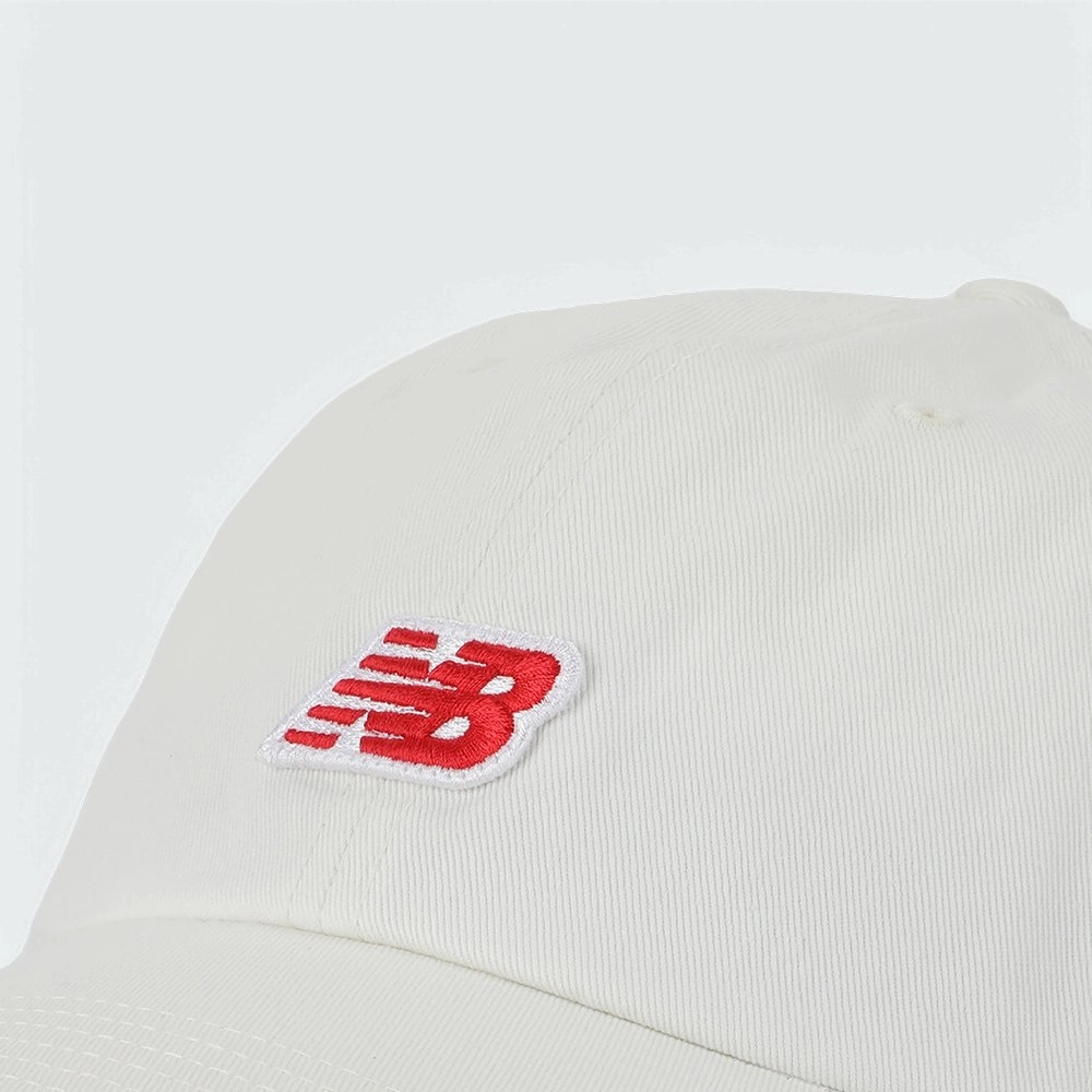 Bone New Balance Panel Patch Logo - unissex - bege e vermelho